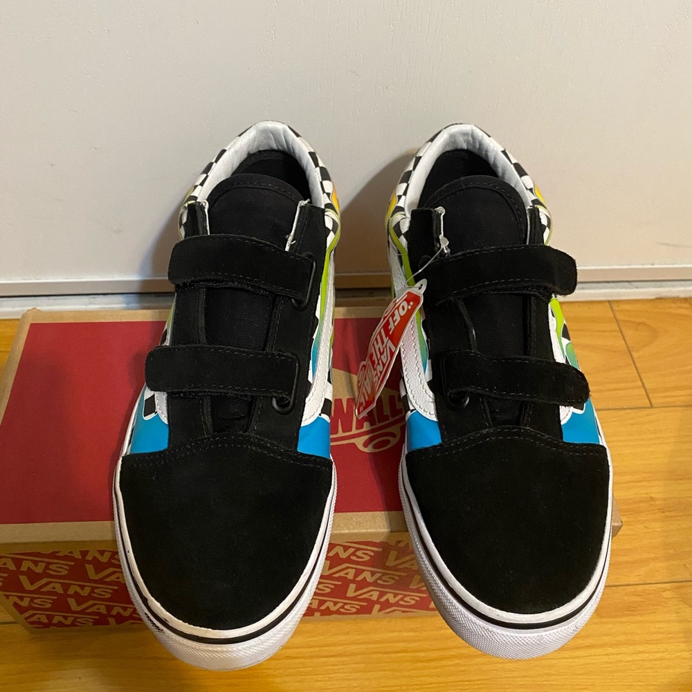 Multicolor Flame Old Skool Vans